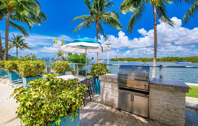 Poolside Grill Station at Moda North Bay Village, Florida