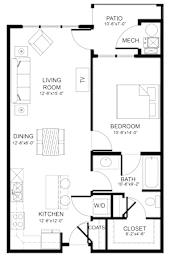 1 bed, 1 bath, 706 sqft, $1,184