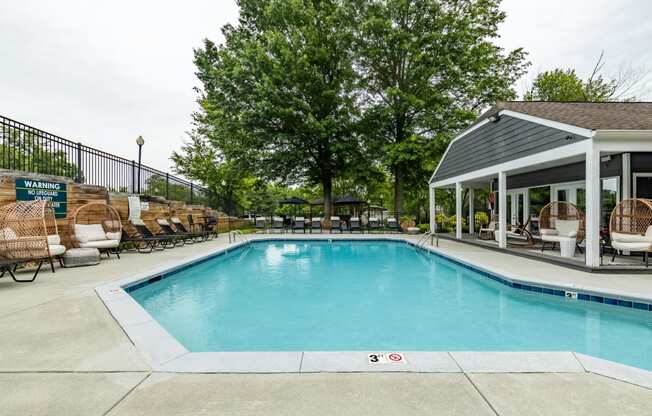 the swimming pool at our hotel