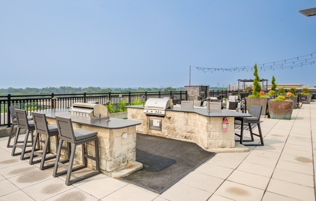 Rooftop Grilling Stations