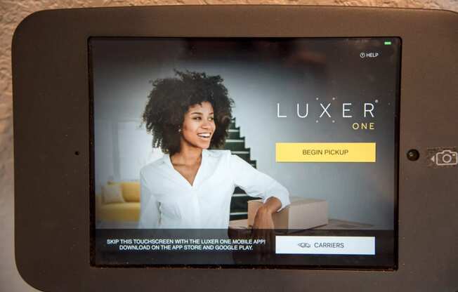 Luxer package rooms at both buildings at Urban Park I and II Apartments, St Louis Park