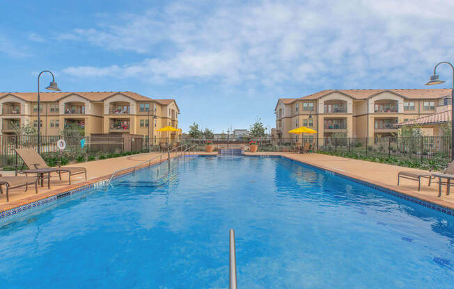 Blue Cool Pool at Mariposa at Harris Road Arlington 55+ Apartments, Arlington, 76001
