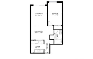 1 bed, 1 bath, 610 sqft, $1,625