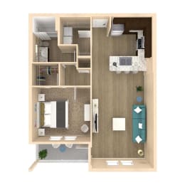 1 bed, 1 bath, 829 sqft, $1,674