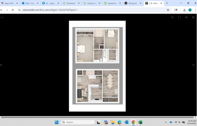 2 beds, 1.5 baths, 992 sqft, $1,350, Unit D-08