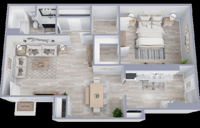 1 bed, 804 sqft, $1,281