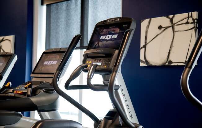Cardio Machines In Gym at The Century at Purdue Research Park, West Lafayette, Indiana