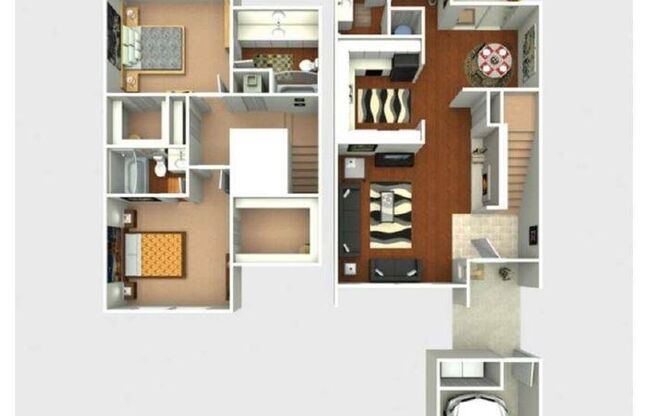 2 beds, 2.5 baths, 1,150 sqft, $1,795, Unit 9512A