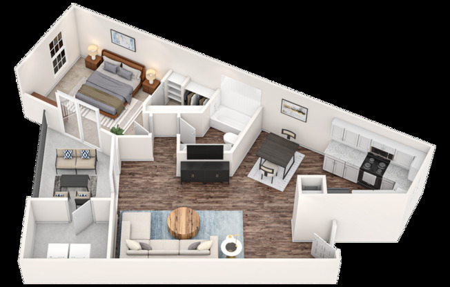 1 bed, 1 bath, 748 sqft, $1,007, Unit 441