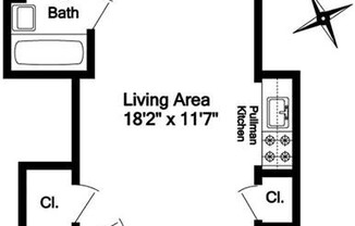 Studio, 1 bath, $2,750, Unit 814