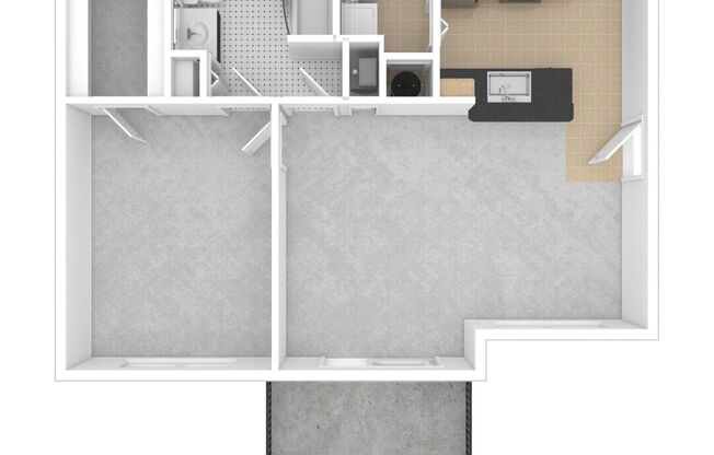 1 bed, 1 bath, 834 sqft, $1,575