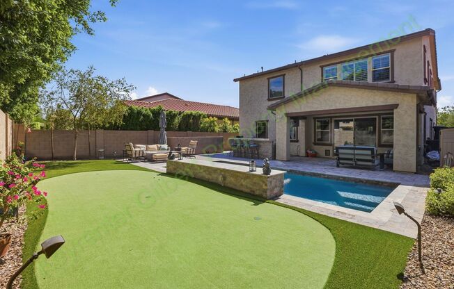 Exceptional Gilbert Home with Resort-Style Backyard, Private Pool, Putting Green & Built-In BBQ!