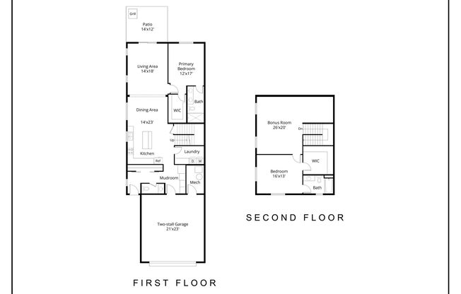 2 beds, 2.5 baths, 2,322 sqft, $3,795, Unit 11301