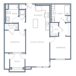 2 beds, 2 baths, 1,132 sqft, $3,338