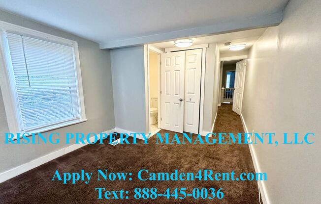 Renovated 4 Bedroom 2.5 Bathroom home in the heart of Downtown Camden with private primary bathroom.