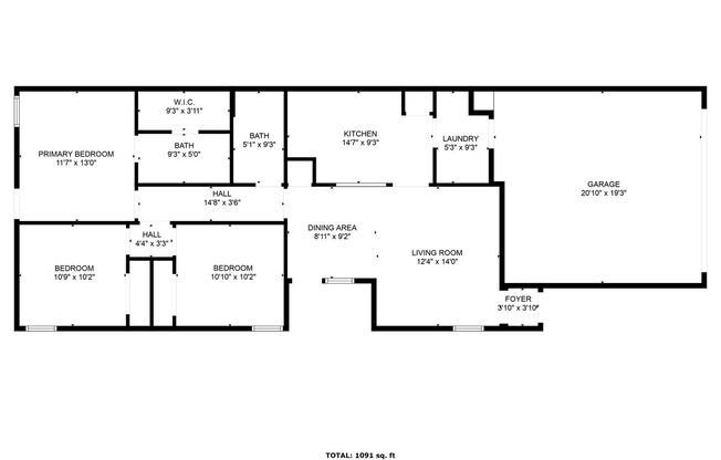 3 beds, 2 baths, $1,695