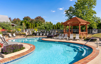 Swimming Pool with Lounge at Hayden Lofts Apartments, OH, 43016