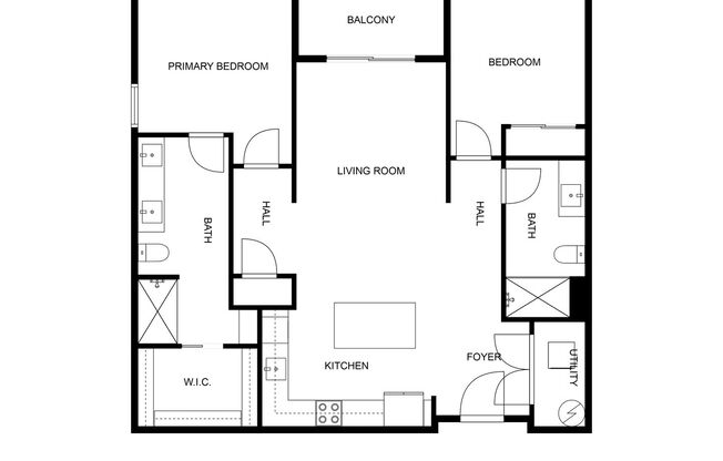 2 beds, 2 baths, 1,131 sqft, $2,375, Unit One11 416