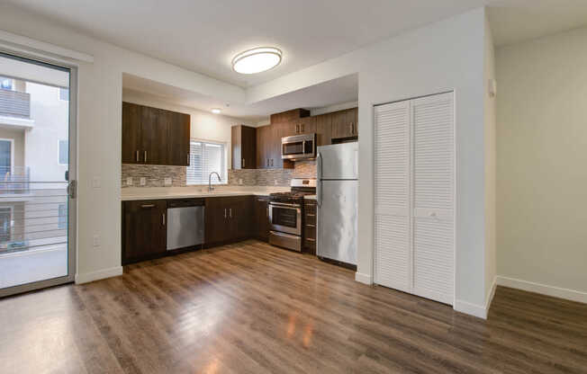 Kitchen with Stainless Steel Appliances