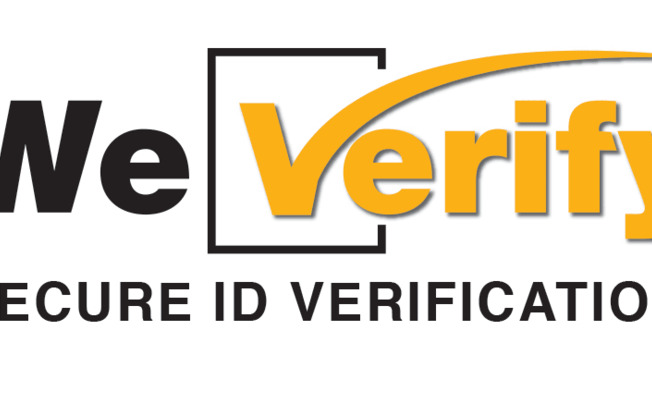the we verify secures id verification logo