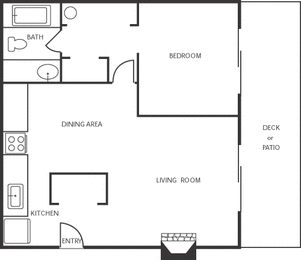 1 bed, 1 bath, 680 sqft, $1,414