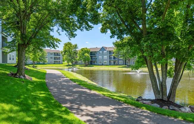 Walking Paths near pond