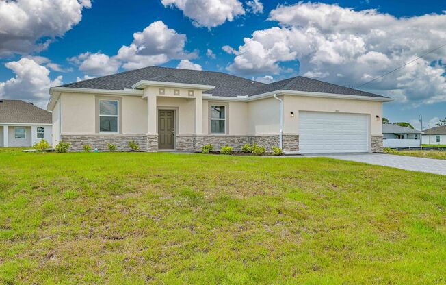 NOW AVAILABLE - New Construction Home in Cape Coral - 3 + Den
