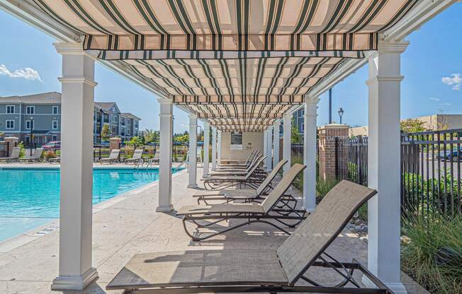 Pool Lounge Chairs at Heritage Court, New Jersey, 08628