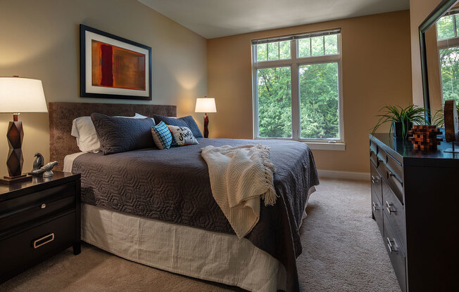 Spacious Master Bedroom | Middleton Wisconsin Apartments | Brownstone on Old Sauk