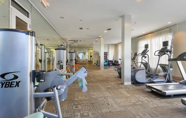 Fitness Center With Updated Equipment at Optimist Lofts, Atlanta, GA, 30324