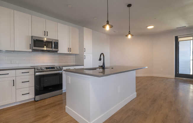 Kitchen with Stainless Steel Appliances