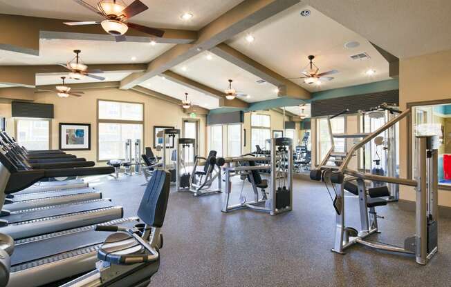 Gym at Bennett Creek Apartments in Jacksonville, FL
