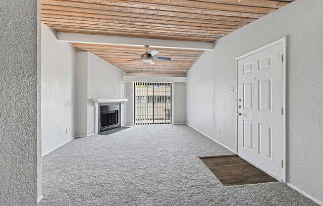 Copper Canyon Apartments in Bedford, TX, unit B1 Living Room