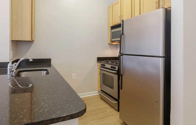 Kitchen with Stainless Steel Appliances