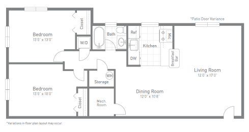 2 beds, 1 bath, 872 sqft, $2,294