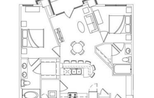 2 beds, 2 baths, 893 sqft, $1,971