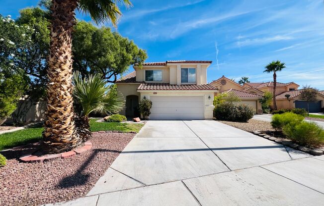 NEW MOVE IN SPECIAL ** 1/2 OFF 1ST MONTHS RENT!!**  Upgraded 4 bedroom home in Summerlin ready for immediate move in!