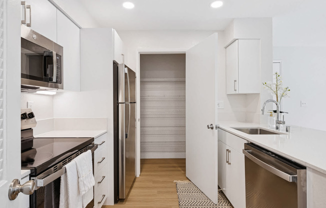 Kitchen with Stainless Steel Appliances