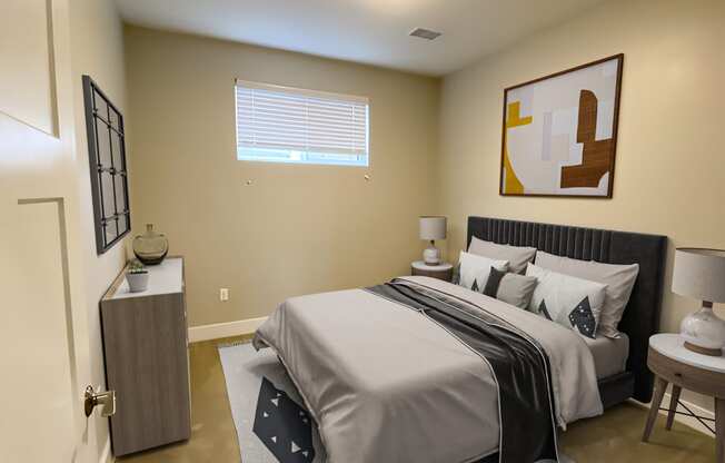 Bedroom at Gateway at Belknap Apartments in Grand Rapids, MI