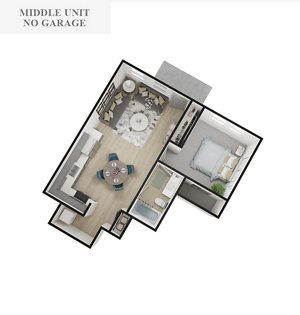 1 bed, 1 bath, 613 sqft, $1,359