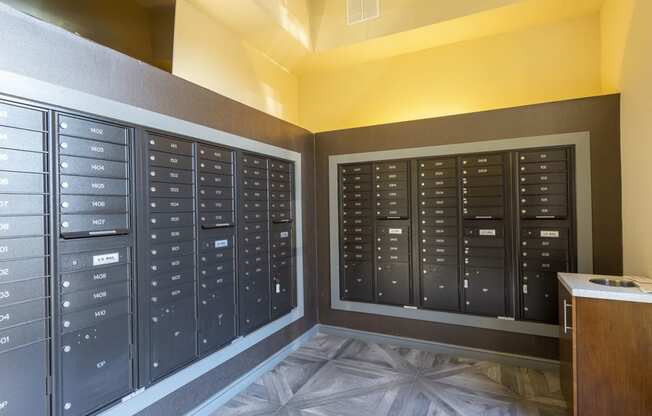 Package Lockers  at Townhomes at Woodmill Creek, The Woodlands, TX