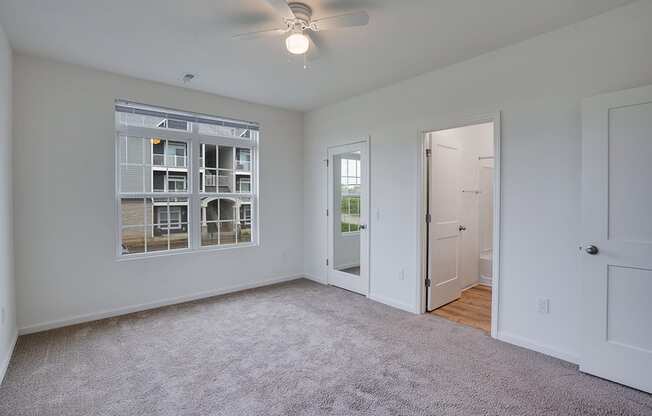 Bedroom with Attached Bathroom