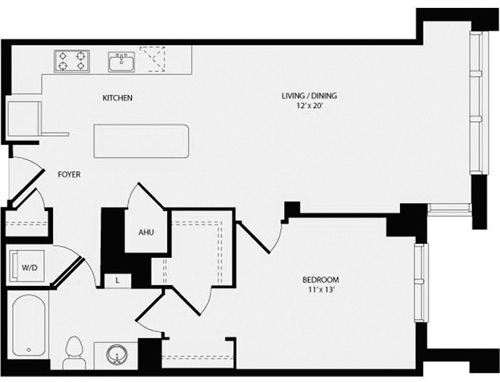 1 bed, 1 bath, 769 sqft, $2,240, Unit 0225