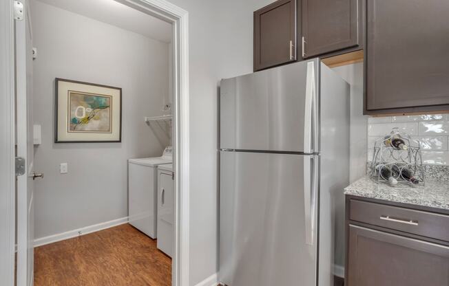 Kitchen and In-unit Washer & Dryer