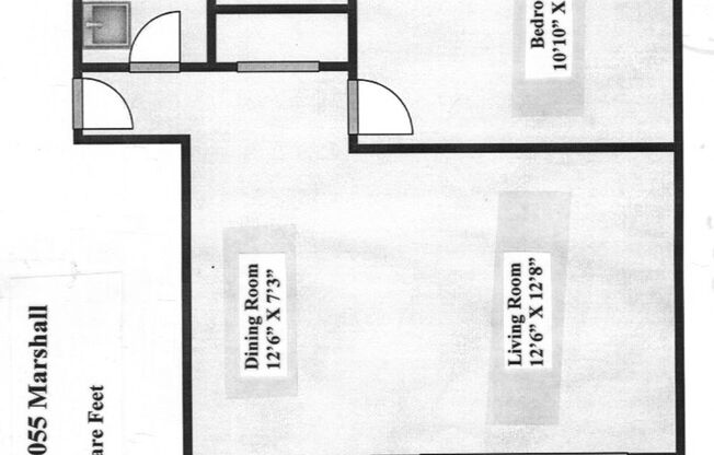 1 bed, 1 bath, 525 sqft, $845, Unit 3051-05