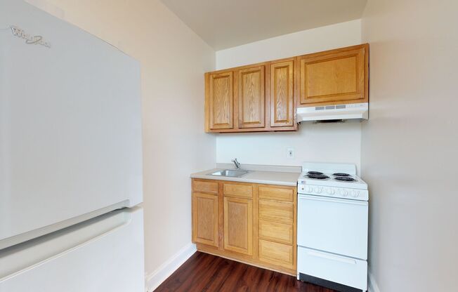 Studio, 1 bath, 271 sqft, $890, Unit 206