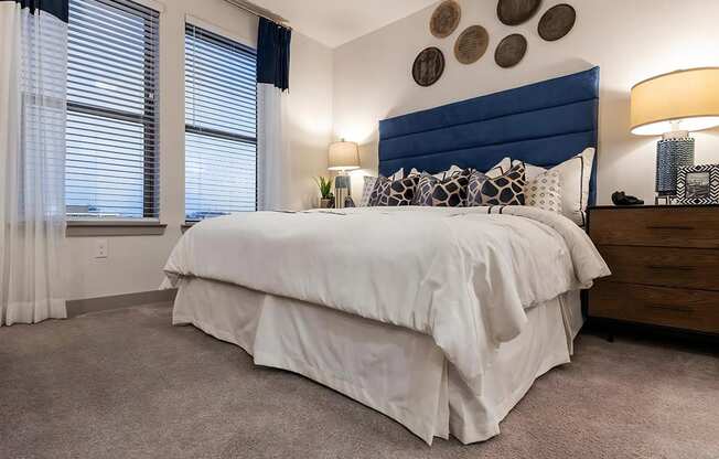 Oversized Carpeted Bedroom