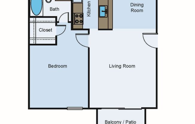 1 bed, 1 bath, 690 sqft, $1,040, Unit 1109