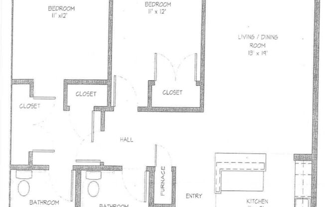 2 beds, 2 baths, 979 sqft, $1,310