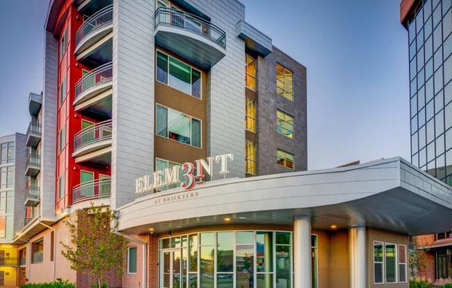 Leasing Office Entrance at Element 31 Apartments, Salt Lake City, Utah